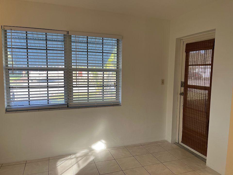 Front door and window