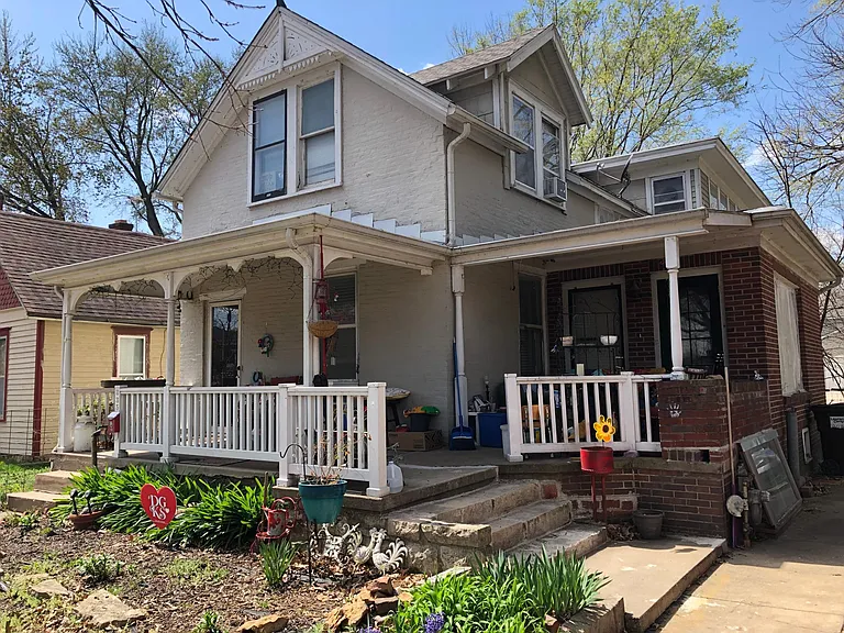 Two porch entrances