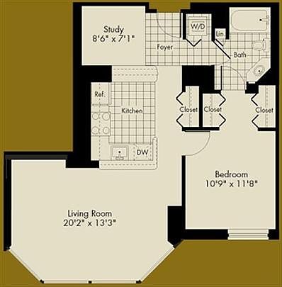 2nd image of 222 N Columbus Dr APT 1012