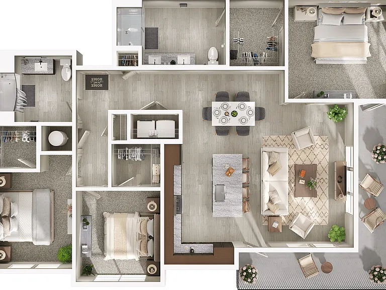 Willow | 3x2 | 1542 sf Willow | 3x2 | 1542 sf