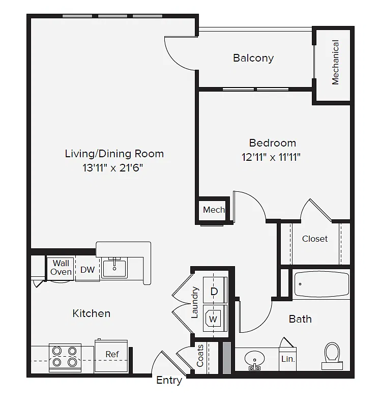 Floor plan A1-ADA-2