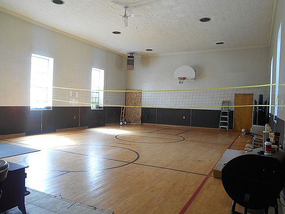 Indoor gym/basketball court