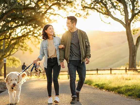 Deerwood Heights by Trumark Homes in San Ramon, CA I Couple of Iron Horse Trail