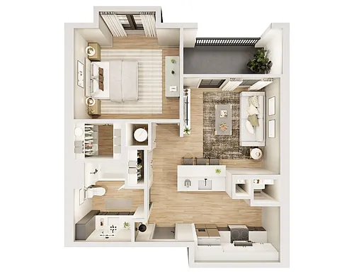 Floor plan A1c