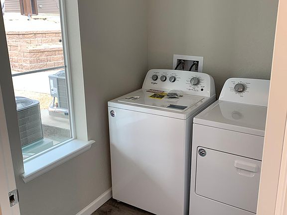 Laundry on ground level