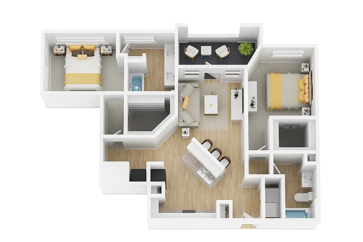 Floor plan B2