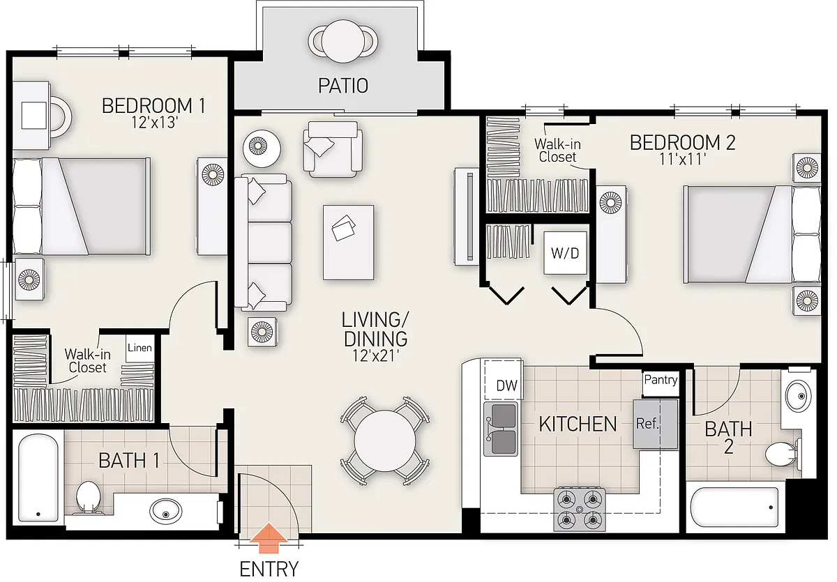 Floor plan Plan F