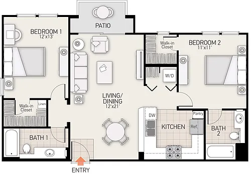 Floor plan Plan F