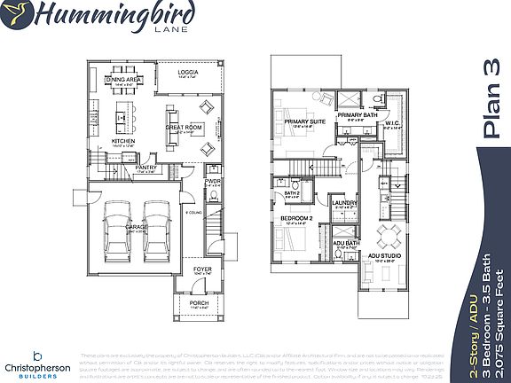 Hummingbird Lane Plan 3