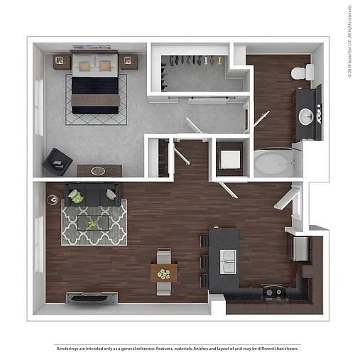 Floor plan 1X1