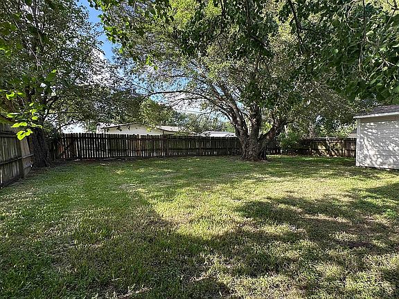 Huge corner lot backyard