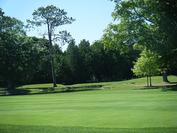 across fairway