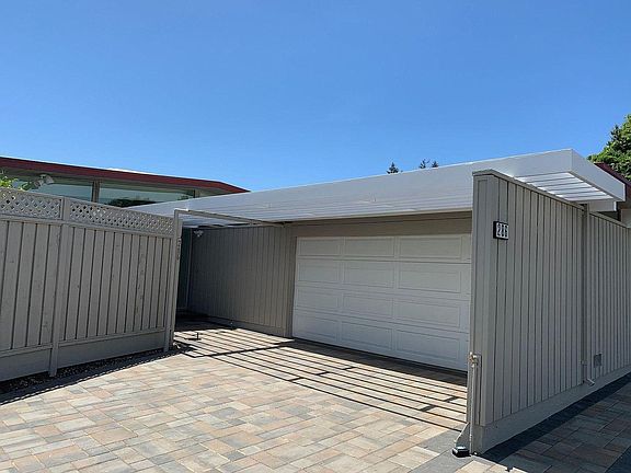 Detached two-car garage.