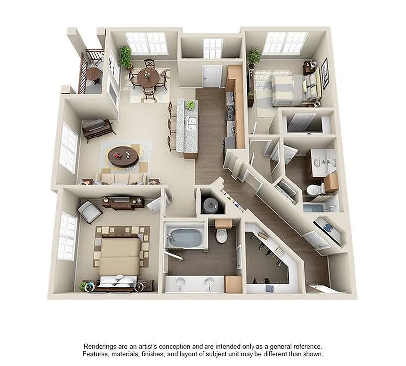Floor plan B3