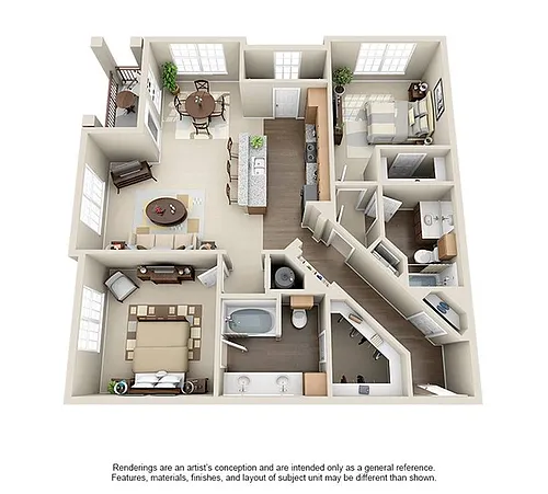 Floor plan B3