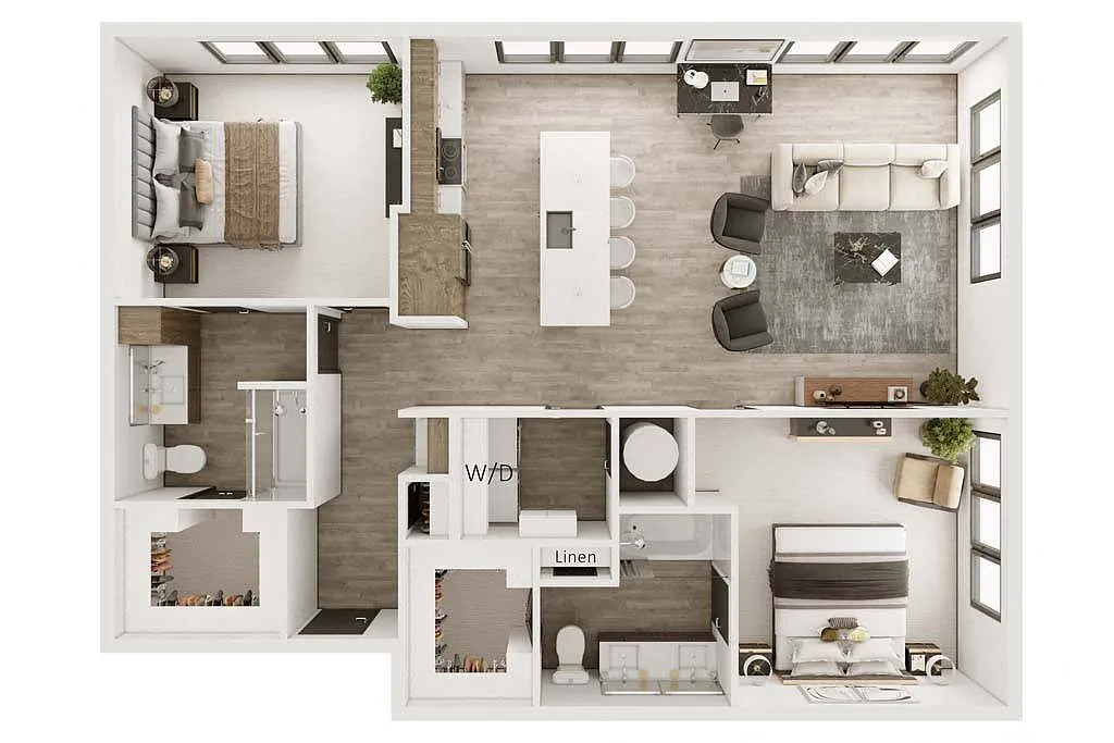Floor plan B7