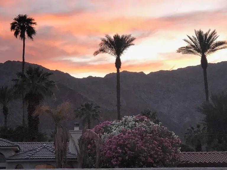 View of Sunset from the pool!