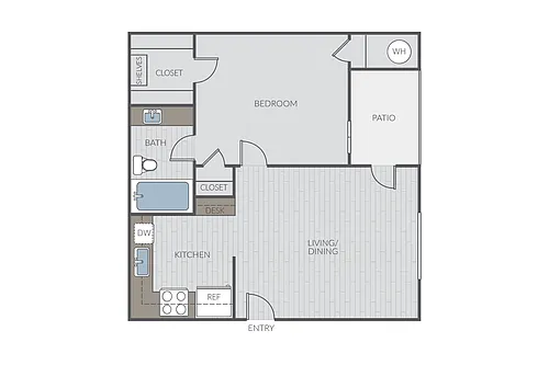 Floor plan Plan 1B