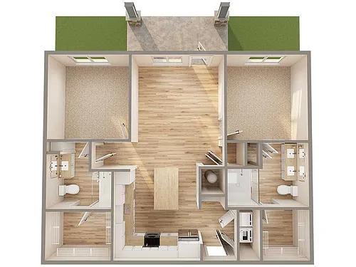 Floor plan B3