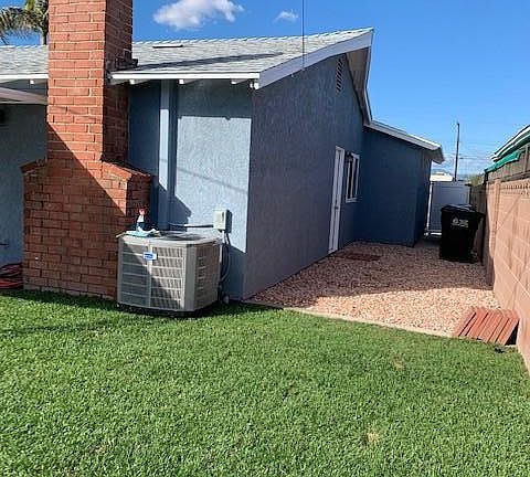 Back yard right side