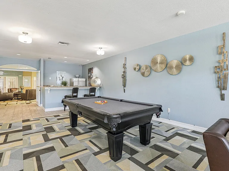 Club Room with Pool Table