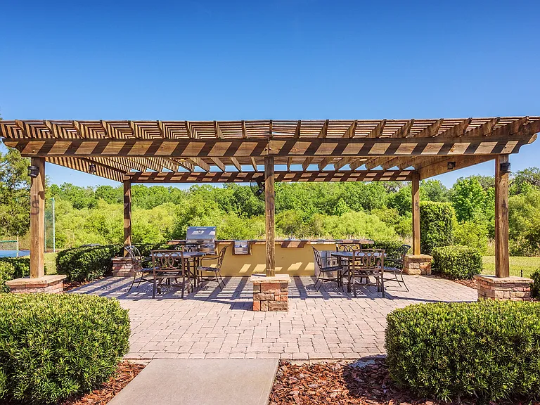 Outdoor kitchen/entertainment area