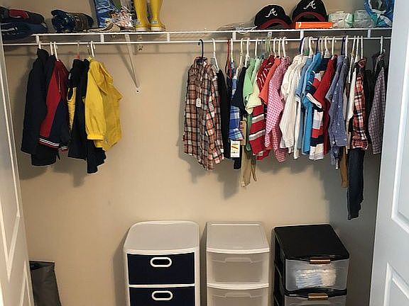 Bedroom #1 closet