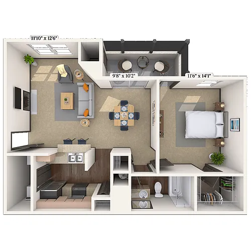 Floor plan Saratoga I