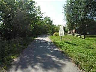 The trail is right out your door
