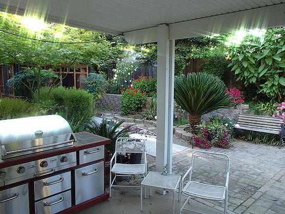 Backyard patio