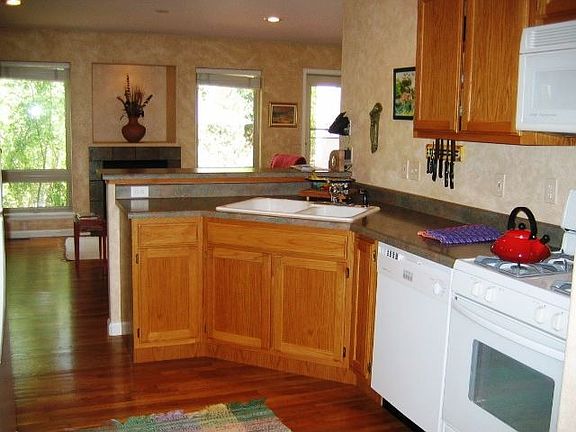Kitchen open to the Family Room