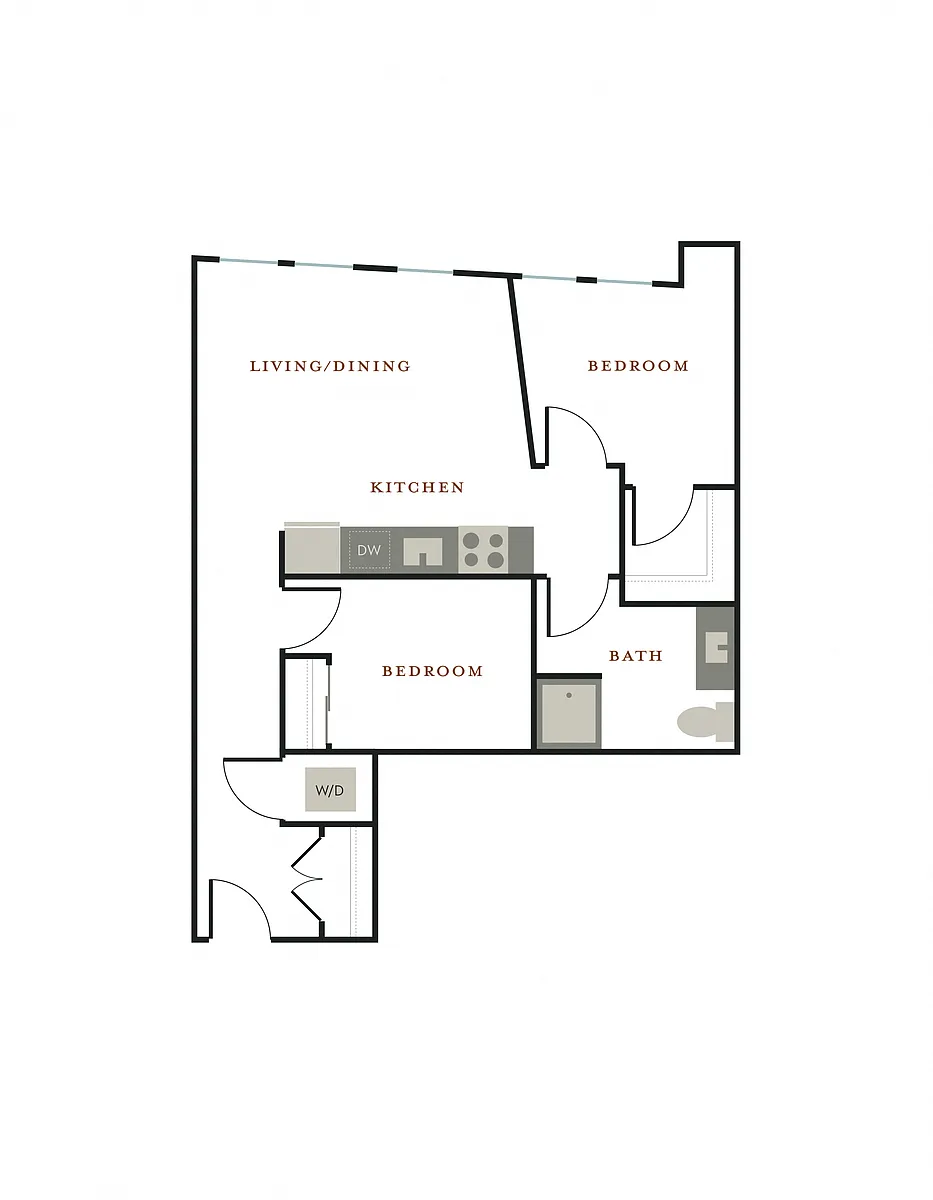 Floor plan 2X1 A
