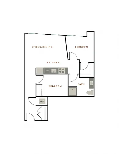 Floor plan 2X1 A