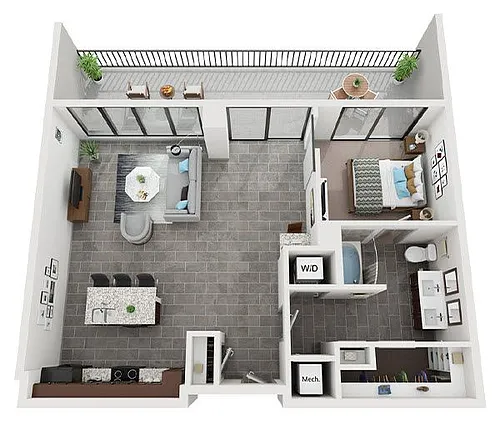 Floor plan Frascati
