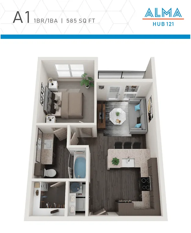 Floor plan A1