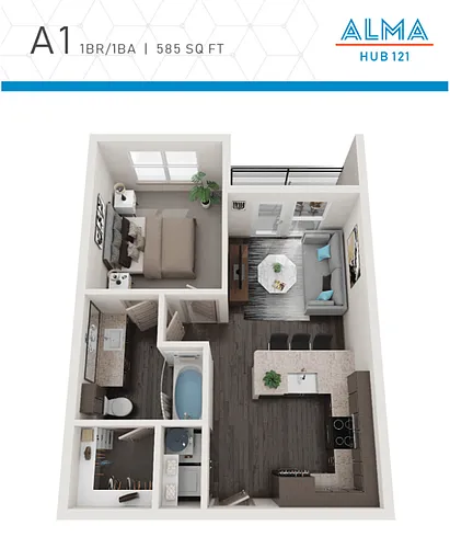 Floor plan A1