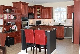 Beautiful Upgraded Granite & Cherry Cabinets