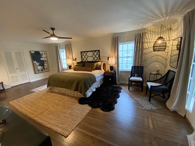 Enormous master with ensuite bath and dressing area