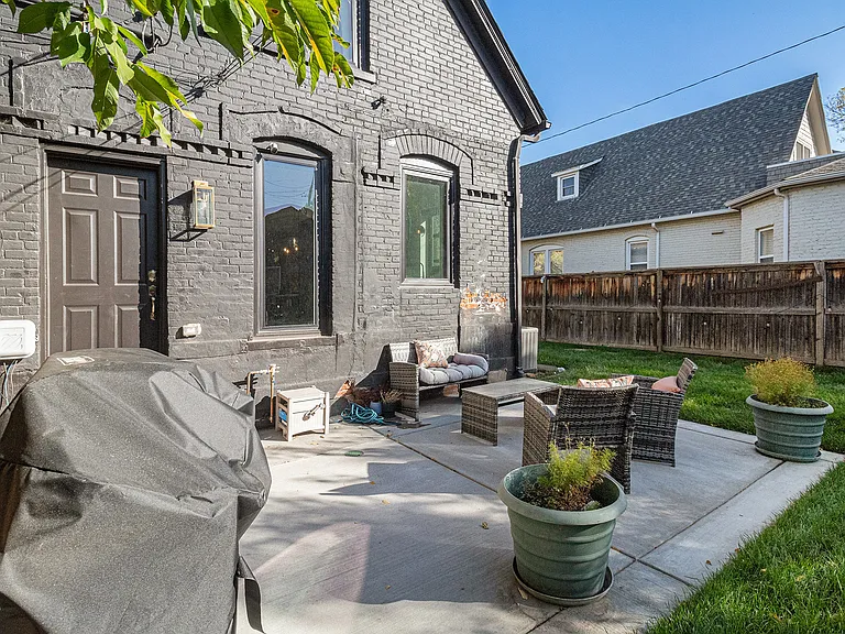 Backyard patio