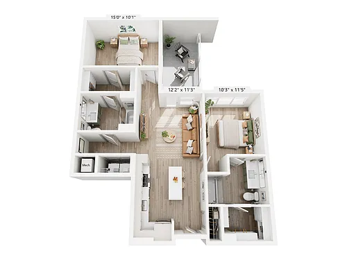 Floor plan B6