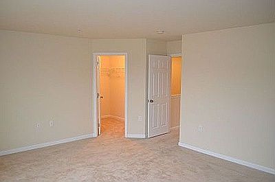 Master bedroom with walkin closet