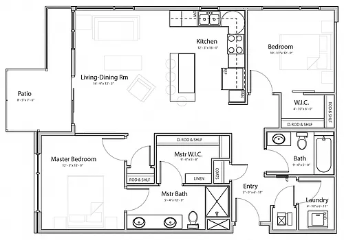 Floor plan Dawn (C4.2)