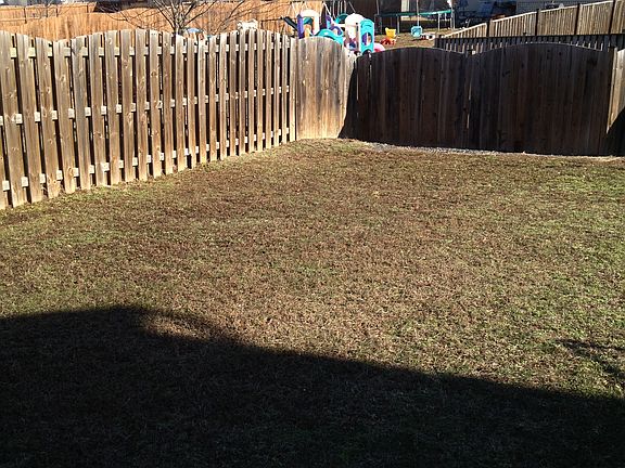 Fenced in Backyard