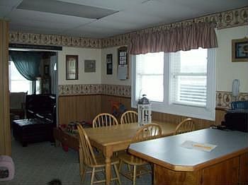 Dining area off kitchen.