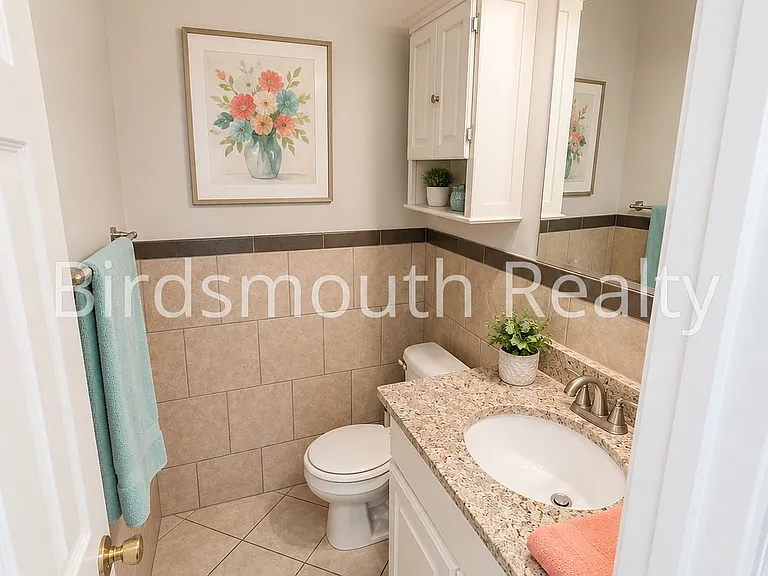 2662 White Oak bathroom. AI interior design