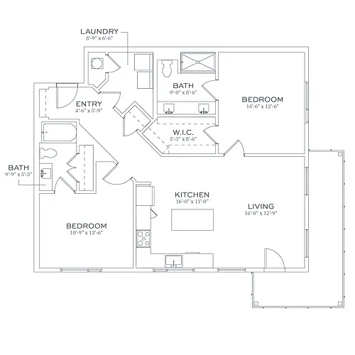 Floor plan C3