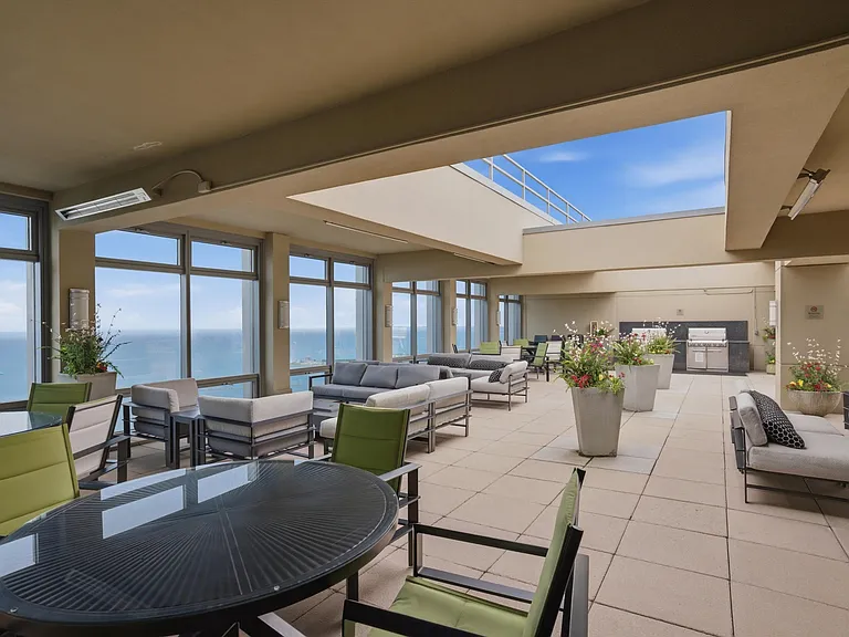 Rooftop patio.