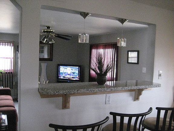Kitchen into Living Room