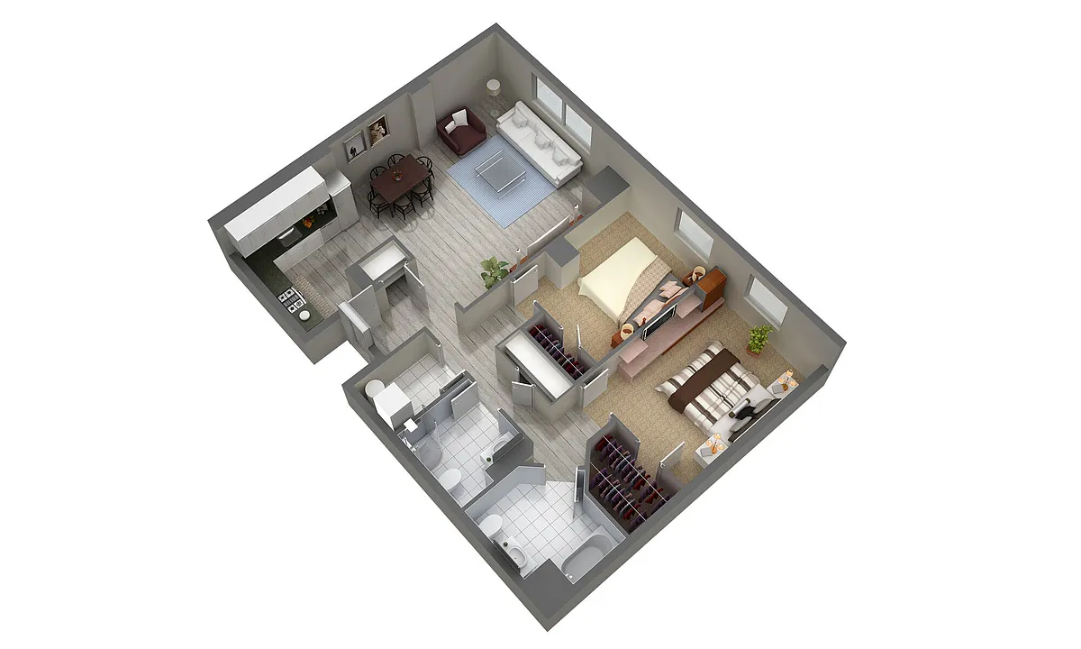 Floor plan B7R