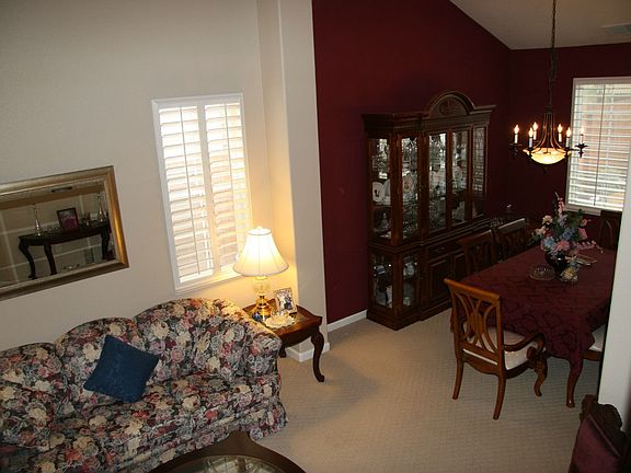 Formal dining and living rooms